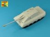 Aber 72L-67 170 mm A/T gun barrel for German Jagdpanzer E-100 (1:72)